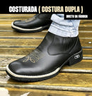 Botina Texana Couro Unissex Country