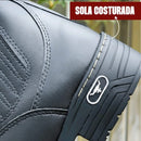 Botina Texana Couro Unissex Country