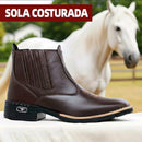 Botina Texana Couro Unissex Country