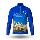 Camisa Camiseta Agropecuária Masculina Proteção Uv50+