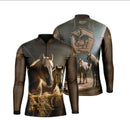 Camiseta Agro Unissex Club Haras Com Proteção Uv50+ Com Tecnologia Dry fit